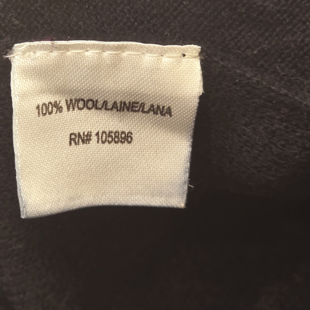 {S} WORTH New York Contrast Lines Wool Dress - Picture 10 of 10